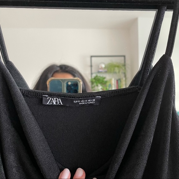 Zara tank top bodysuit black - Picture 3 of 4